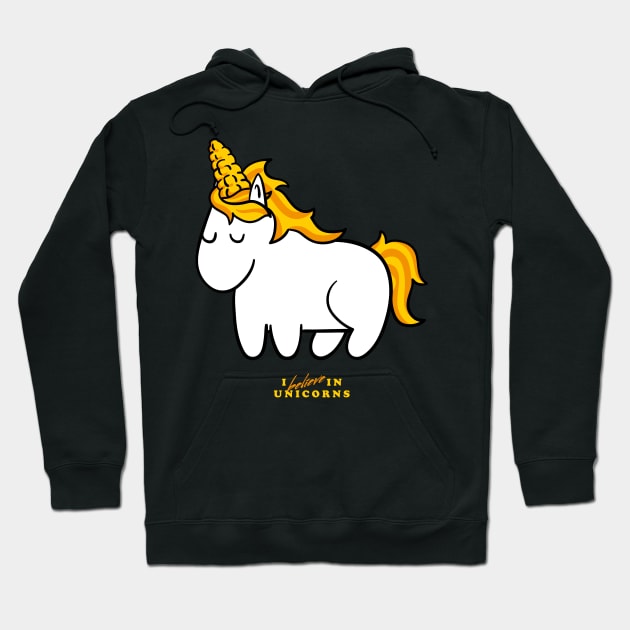 I Believe in Unicorns Hoodie by zawitees